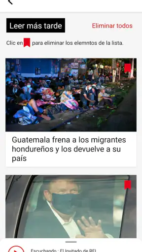 Radio France Internationale screenshot