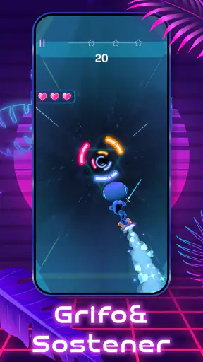 Rainbow Surfer: Dúo de Colores screenshot