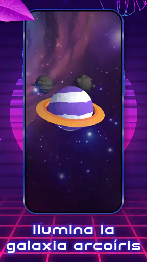 Rainbow Surfer: Dúo de Colores screenshot