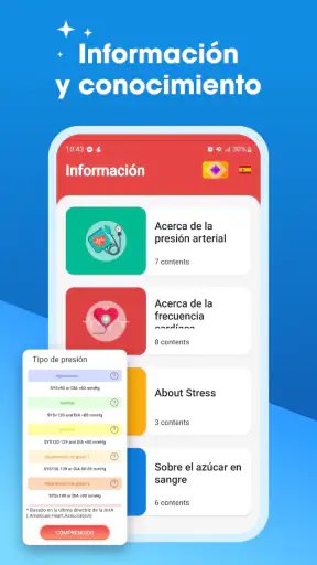 Rastreador de presión arterial screenshot