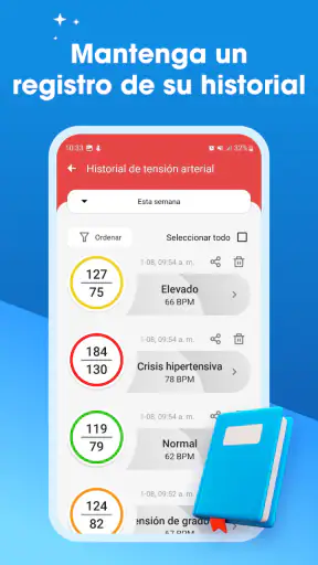 Rastreador de presión arterial screenshot