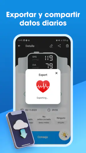 Rastreador de presión arterial screenshot