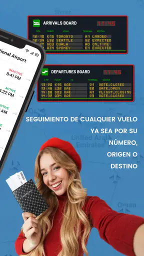 Rastreador de vuelo screenshot
