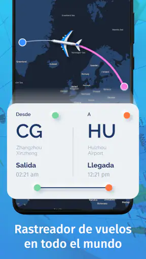 Rastreador vuelos vivo - radar screenshot