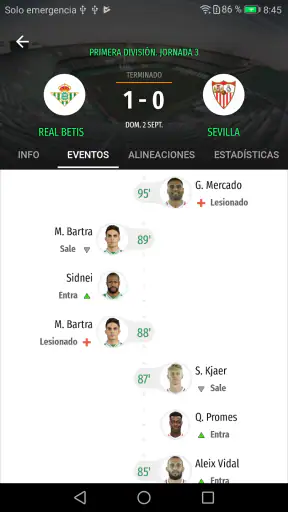 Real Betis Balompié screenshot