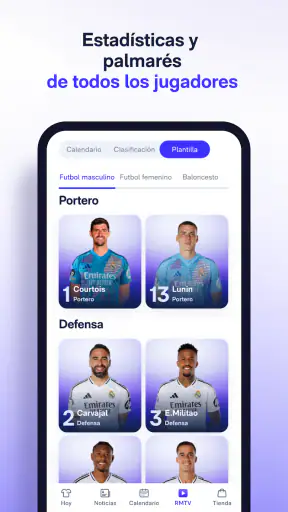 Real Madrid screenshot