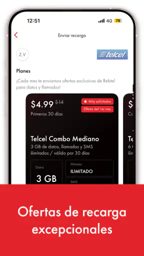 Rebtel: Recargas y llamadas screenshot