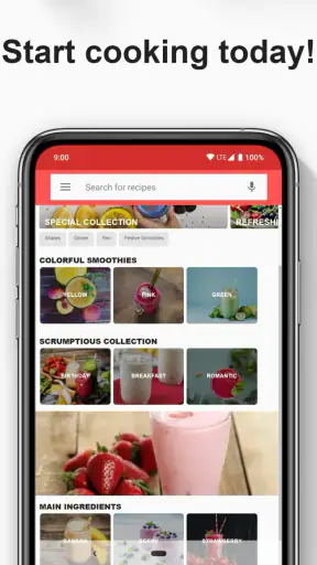 Recetas de batidos saludables screenshot
