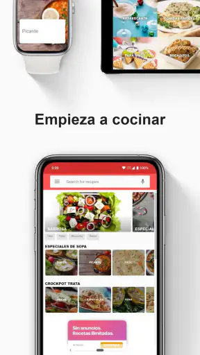 Recetas de cocina caseras screenshot