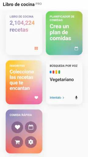 Recetas de cocina caseras screenshot
