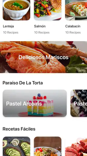 Recetas de cocina caseras screenshot