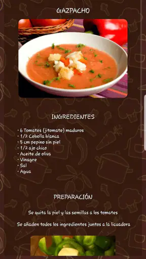 Recetas de Cocina Española screenshot
