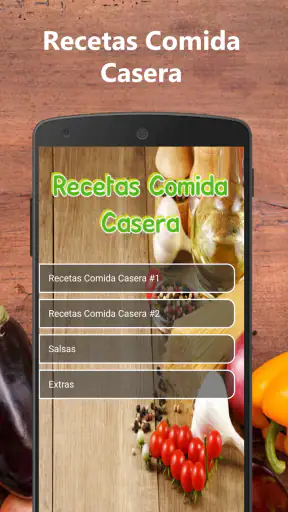 Recetas de comida casera fácil screenshot