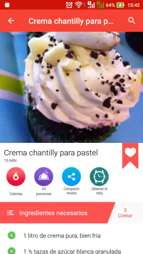Recetas de pasteles screenshot