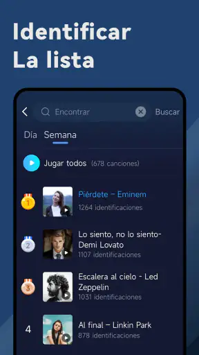Reconocer Canción- Song Finder screenshot