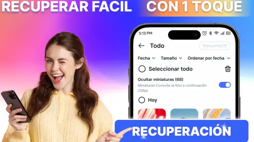 Recupera archivos y fotos screenshot
