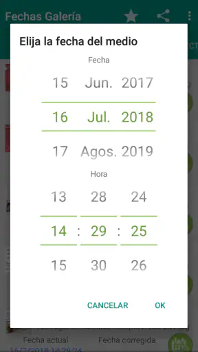 Recuperar galería ordenación screenshot