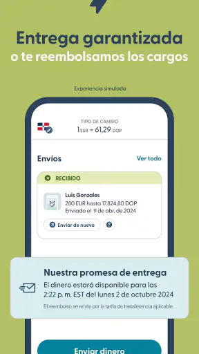 Remitly: Transferir dinero screenshot