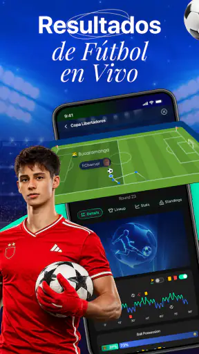 Resultados de fútbol en vivo screenshot