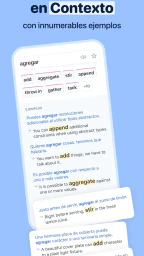 Reverso Traductor, Diccionario screenshot