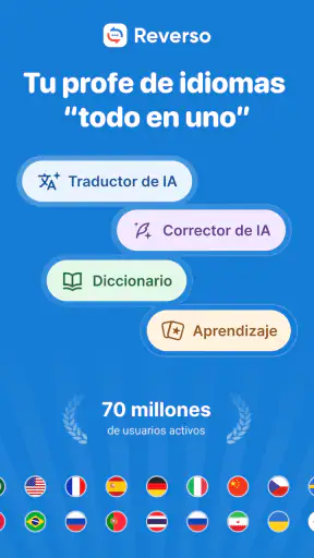 Reverso Traductor, Diccionario screenshot