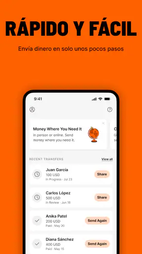 Ria Money Transfer: Send Money screenshot