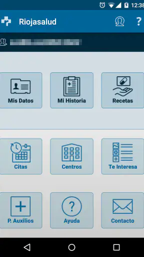 RiojaSalud screenshot