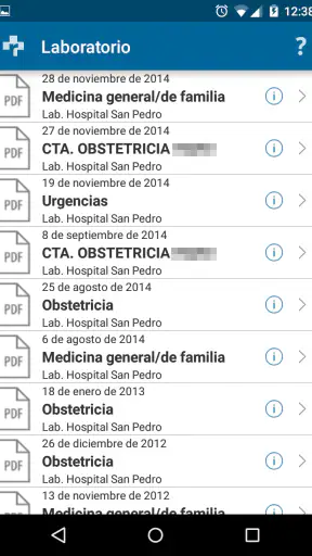 RiojaSalud screenshot
