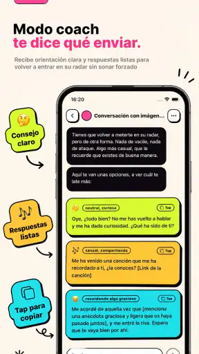 Rizr: Respuestas para Ligar screenshot