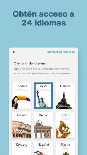 Rosetta Stone: Aprende idiomas screenshot