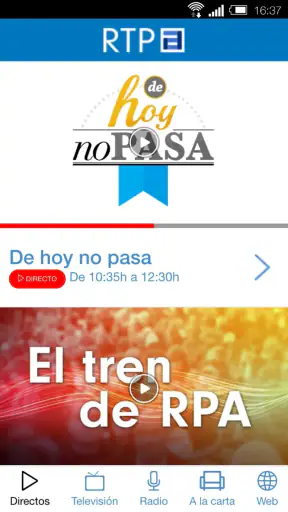 RTPA screenshot