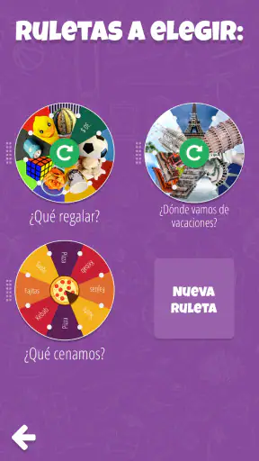 Ruleta de decisiones screenshot