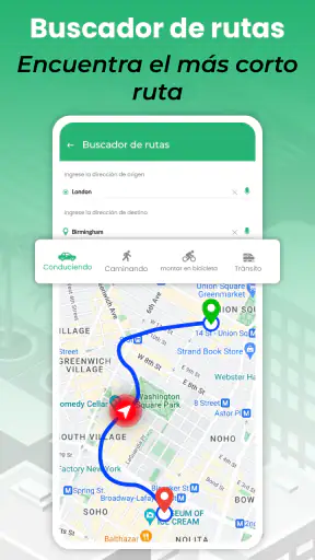 Ruta Mapa Navegación sendero screenshot