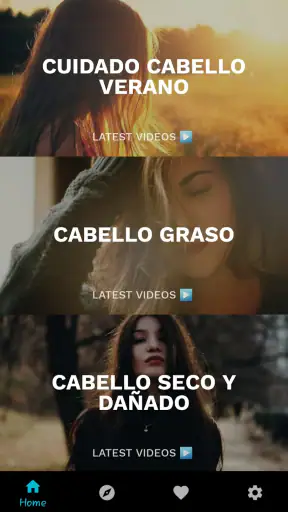 Rutina de cuidado del cabello screenshot