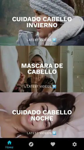 Rutina de cuidado del cabello screenshot