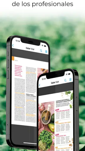 Saber Vivir revista screenshot