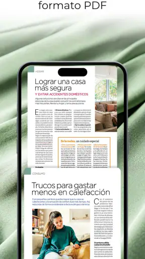 Saber Vivir revista screenshot