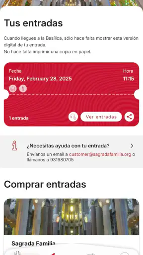 Sagrada Familia Oficial screenshot