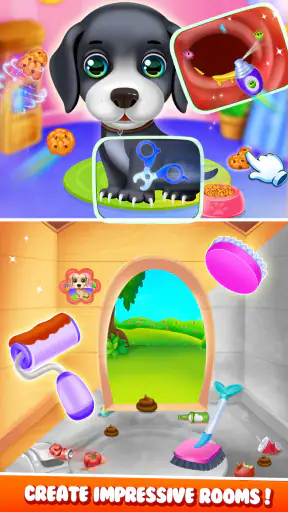 Salón mascotas para cachorros screenshot