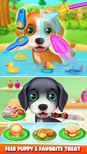 Salón mascotas para cachorros screenshot