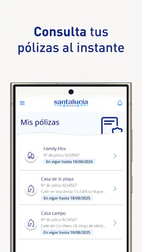 Santalucía Seguros screenshot