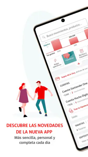 Santander España screenshot