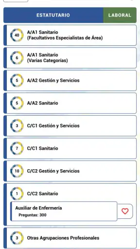 SCS OPOSICIONES screenshot