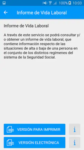 Seg-Social Seg. Social Móvil screenshot