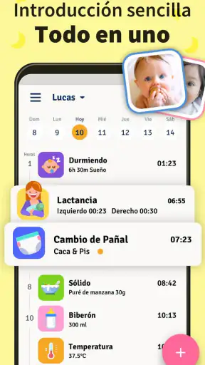 Seguimiento del Bebé:Lactancia screenshot