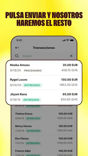 Sendwave-Envía dinero con amor screenshot