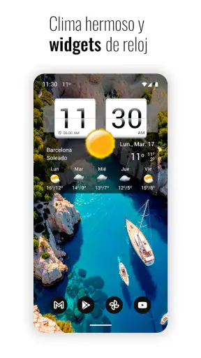 Sense Flip Clock & Weather screenshot
