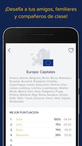 Seterra Geografía screenshot