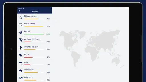 Seterra Geografía screenshot