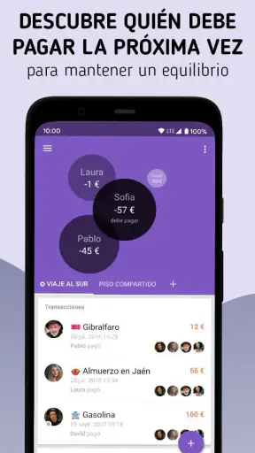 Settle Up – Gastos del grupo screenshot